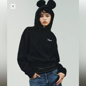 Zara Disney Black Women's Sweater with Mouse Ears small